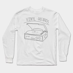 Vinyl Records Long Sleeve T-Shirt